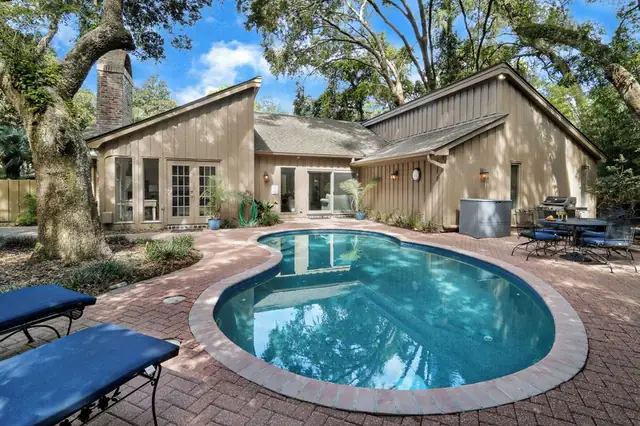 Pool of this home in Sea Pines