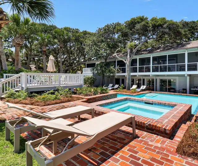 Pool of this home in Sea Pines