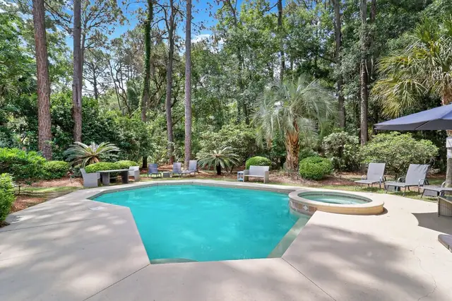 Pool of this home in Sea Pines