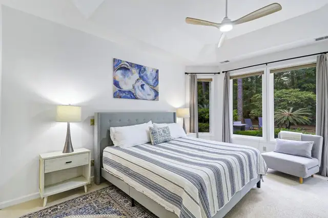 Bedroom of this home in Sea Pines
