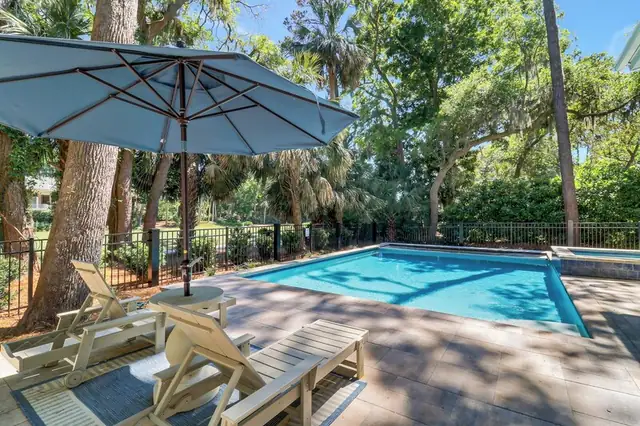 Pool of this home in Sea Pines