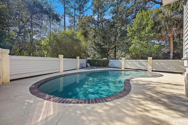 Pool of this home in Sea Pines