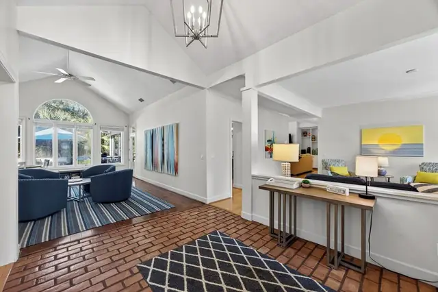 Living room of this home in Sea Pines