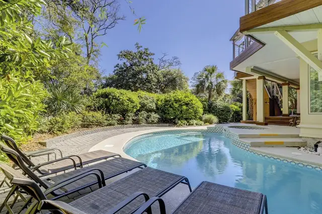 Pool of this home in Sea Pines