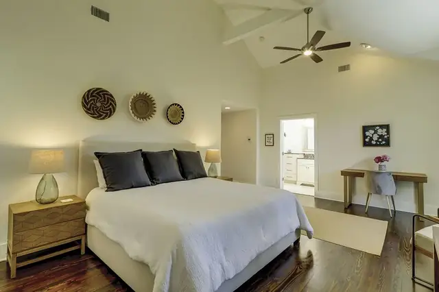Bedroom of this home in Sea Pines