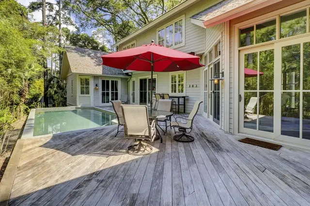 Pool of this home in Sea Pines