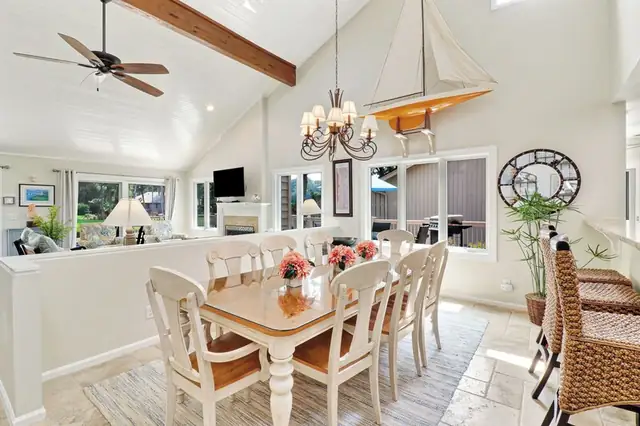 Dining area of this home in Sea Pines