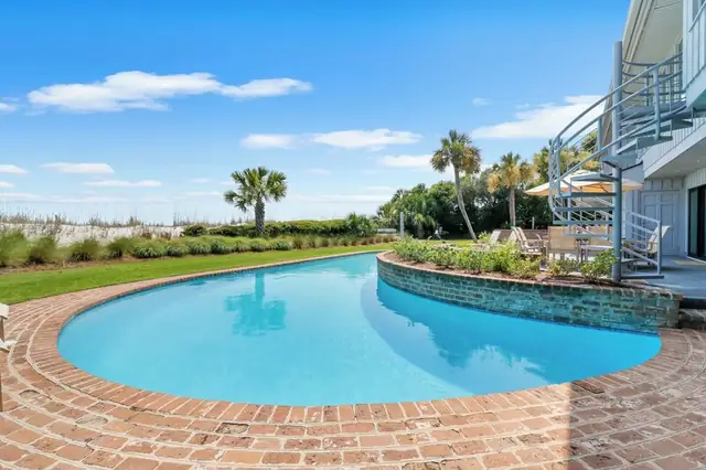 Pool of this home in Sea Pines