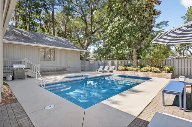 Pool of this home in Sea Pines