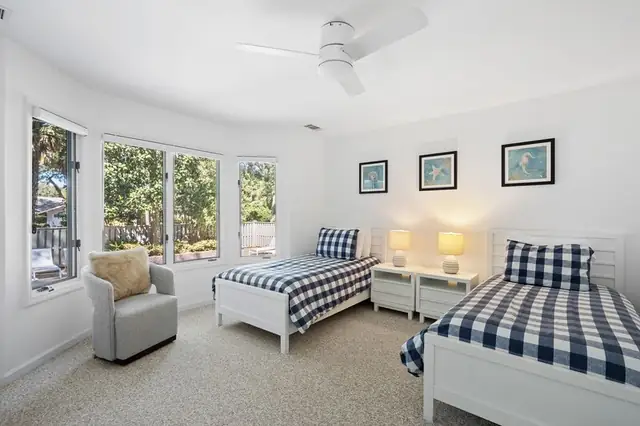 Bedroom of this home in Sea Pines