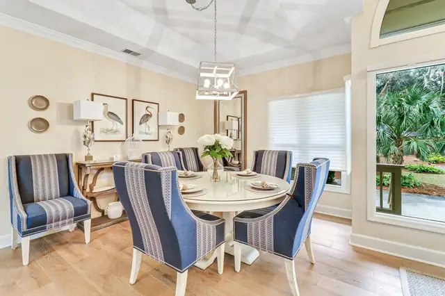 Dining area of this home in Sea Pines