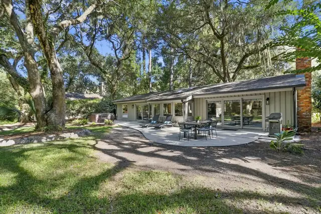 Balcony of this home in Sea Pines