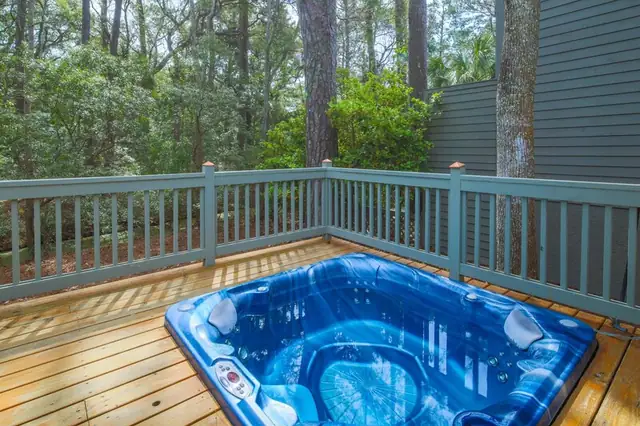 Hot tub of this home in Sea Pines