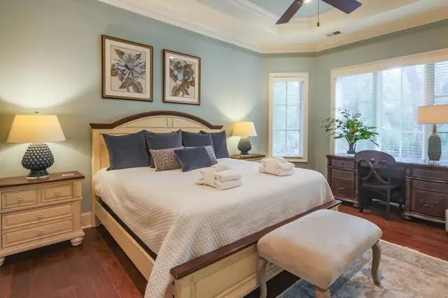 Bedroom of this home in Sea Pines