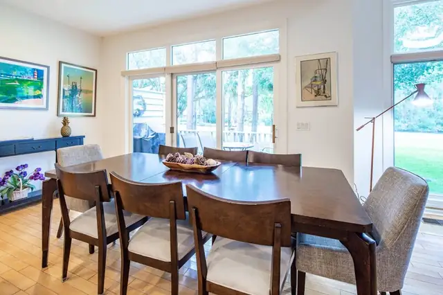 Dining area of this home in Sea Pines