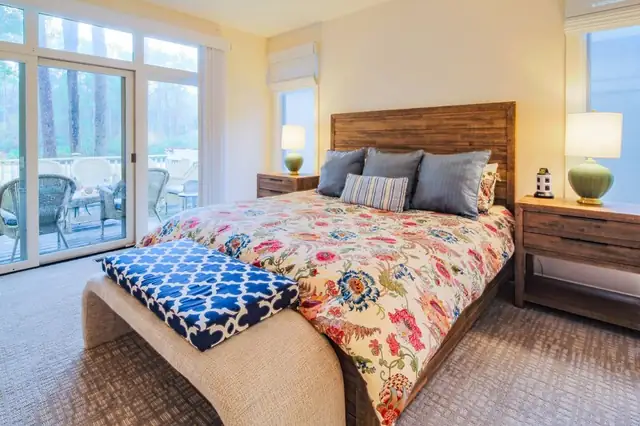 Bedroom of this home in Sea Pines
