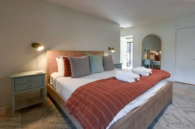Bedroom of this home in Sea Pines
