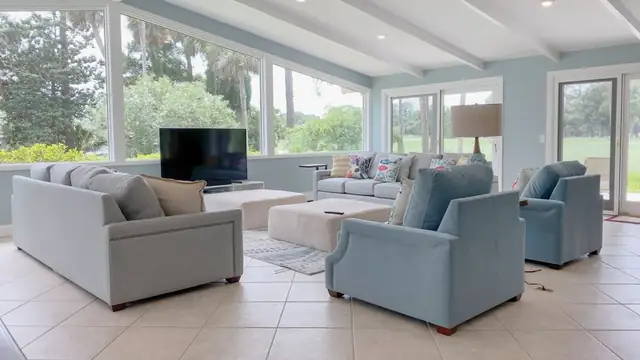 Living room of this home in Sea Pines