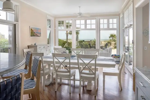 Dining area of this home in Sea Pines