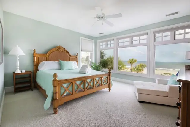 Bedroom of this home in Sea Pines