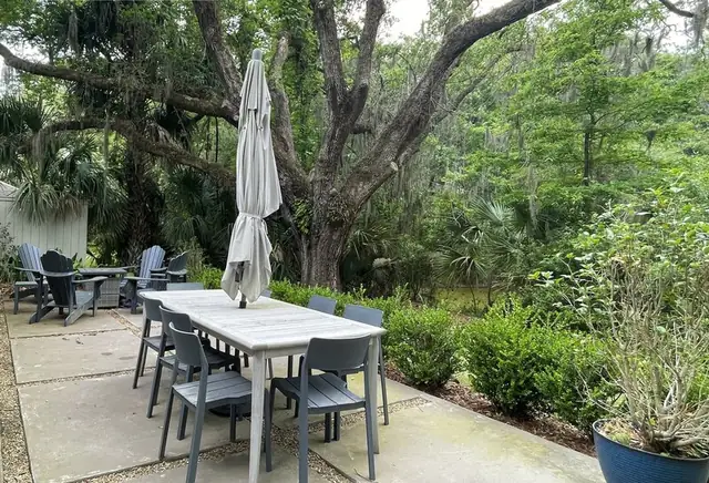 Balcony of this home in Sea Pines