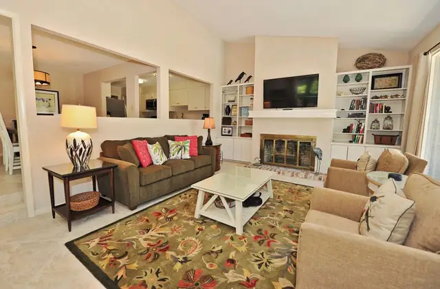 Living room of this home in Sea Pines