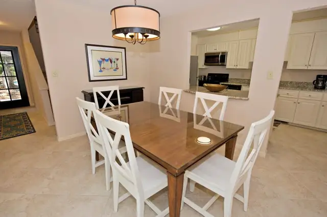 Dining area of this home in Sea Pines