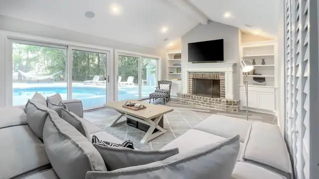 Living room of this home in Sea Pines