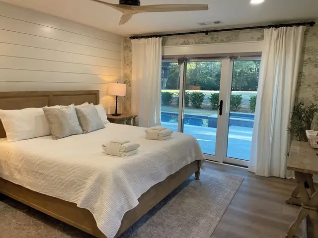 Bedroom of this home in Sea Pines