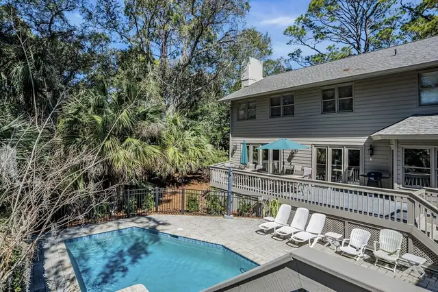 Pool of this home in Sea Pines