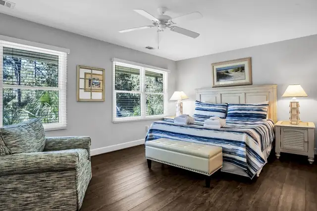 Bedroom of this home in Sea Pines
