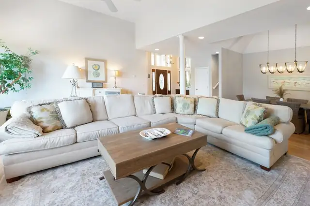 Living room of this home in Sea Pines