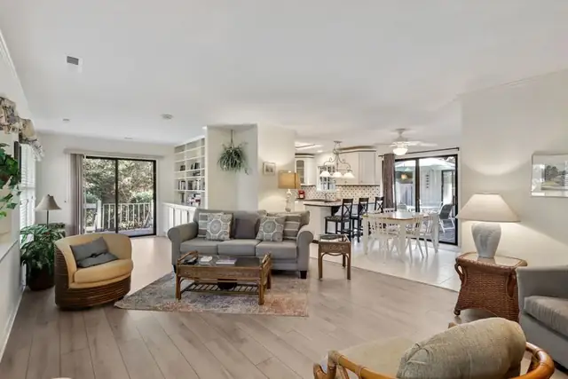 Living room of this home in Sea Pines
