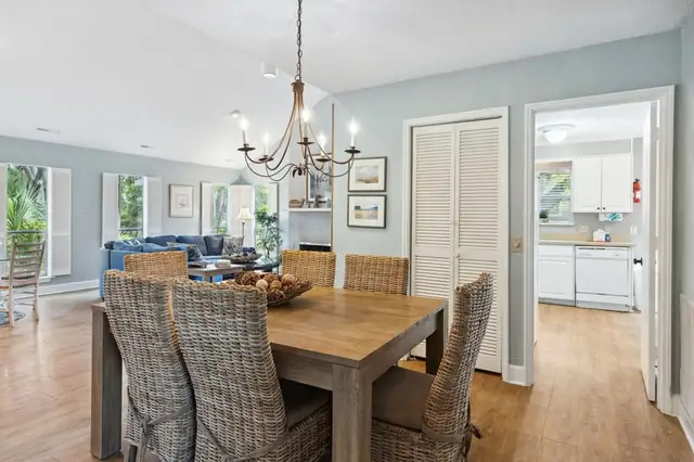 Dining area of this home in Sea Pines