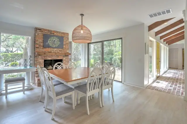 Dining area of this home in Sea Pines