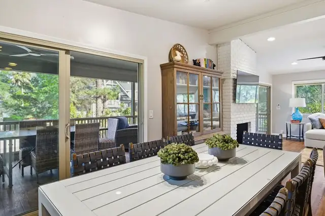 Dining area of this home in Sea Pines