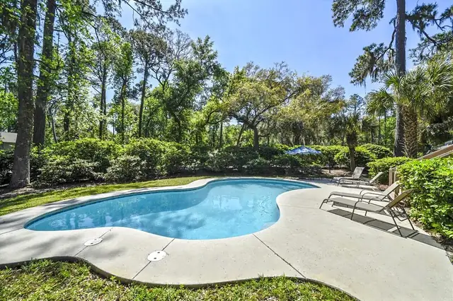 Pool of this home in Sea Pines
