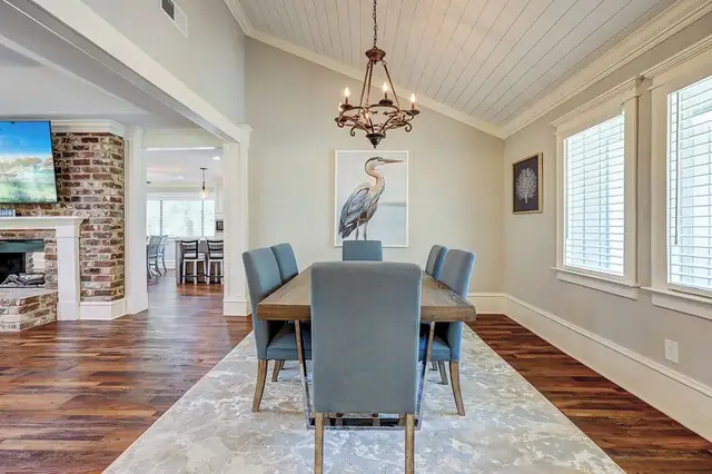 Dining area of this home in Sea Pines