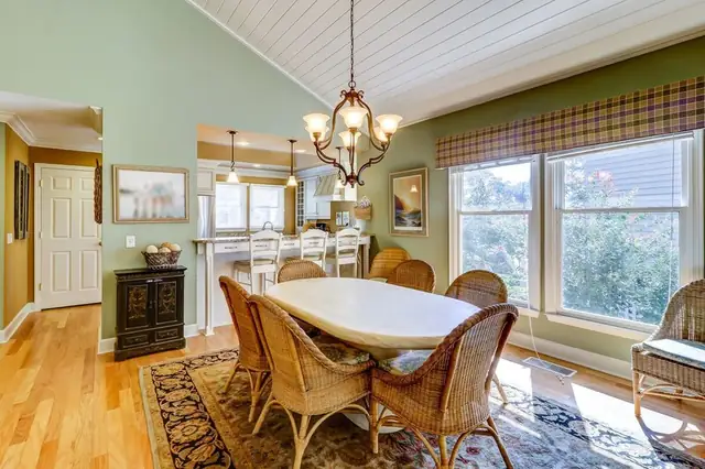 Dining area of this home in Sea Pines