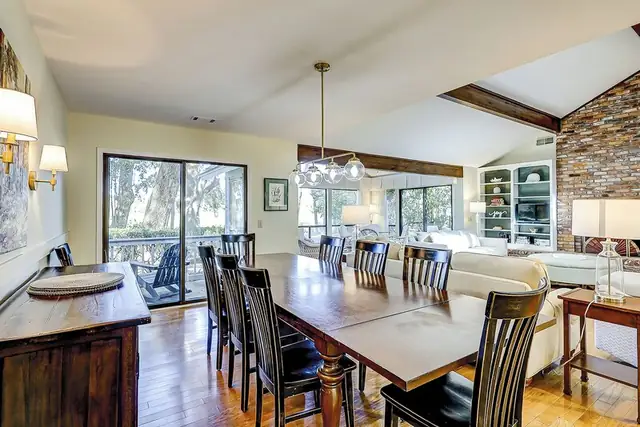 Dining area of this home in Sea Pines
