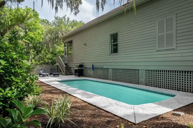 Pool of this home in Sea Pines