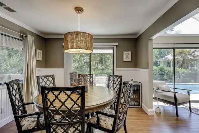Dining area of this home in Sea Pines