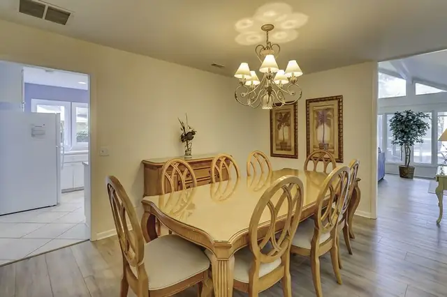 Dining area of this home in Sea Pines