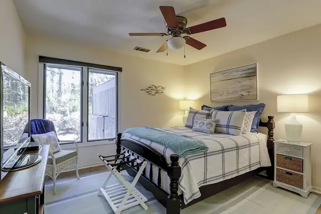 Bedroom of this home in Sea Pines