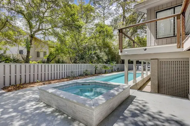 Pool of this home in Sea Pines