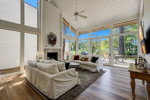 Living room of this home in Sea Pines