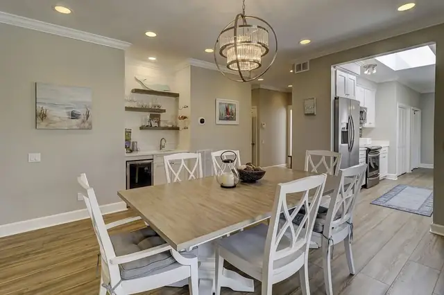 Dining area of this home in Sea Pines