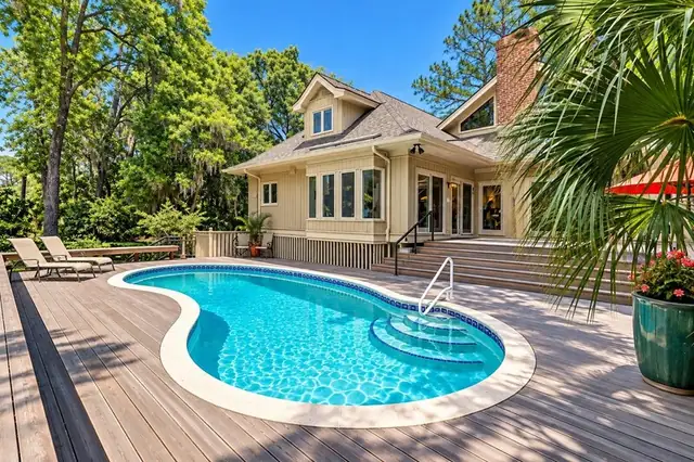 Pool of this home in Sea Pines
