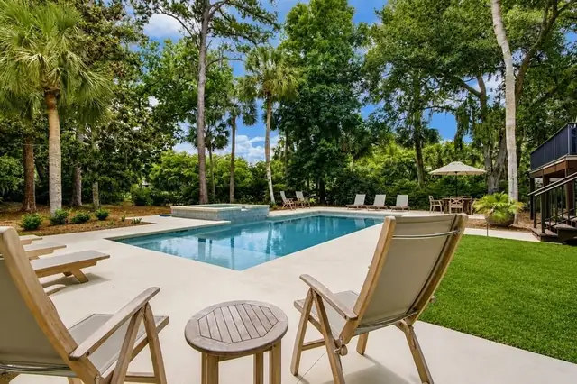 Pool of this home in Sea Pines