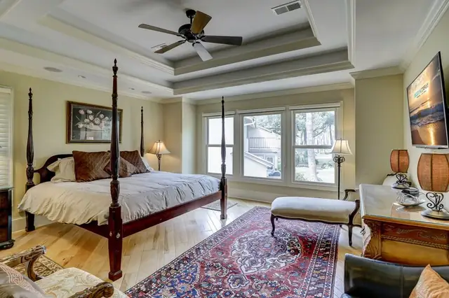 Bedroom of this home in Sea Pines